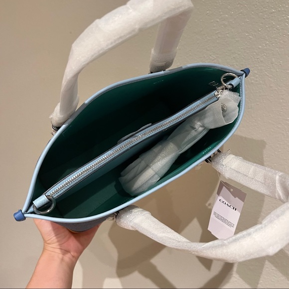 Coach mollie tote 25 in colorblock - Picture 4 of 9